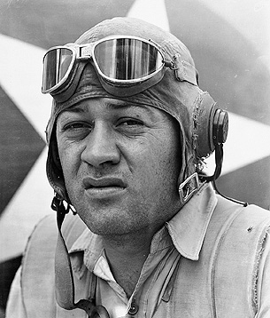 Gregory "Pappy" Boyington leader of the Black Sheep