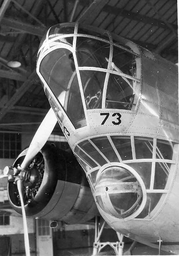 Historical 1945 Photograph WWII XB-24 Aircraft Cockpit Conversion 11x17 
