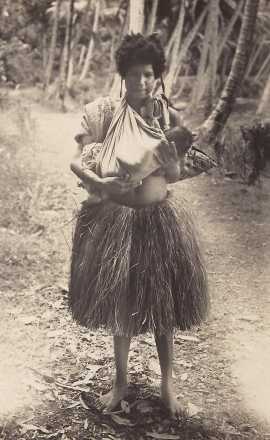 Papuan mother and child
