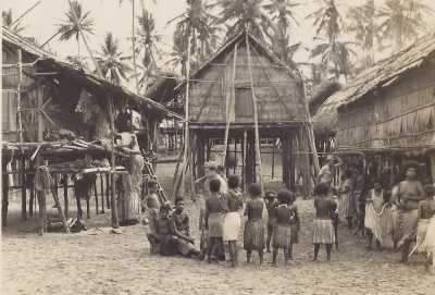 Papuan stilt house