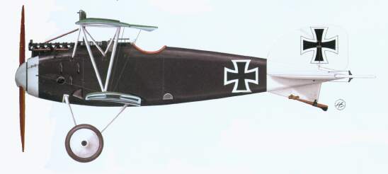 Albatros D.III flown by Ltn. Hermann Goering, leader of Jasta 27, June 1917