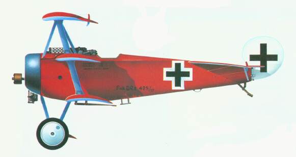 Red Baron's Fokker Dr.I Triplane