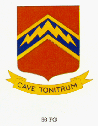 56th Fighter Group insignia "Beware the Thunderbolt"