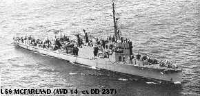 destroyer USS McFarland, DD-237