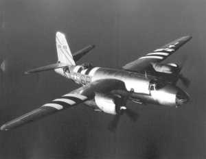 B-26G With Invasion Stripes