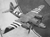 B-26G With Invasion Stripes
