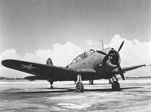 A-24 Dauntless with 1942-43 roundel