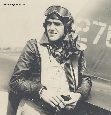 Lt. James Clark by his plane