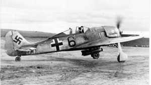 Fw 190, WW2 German radial engine fighter airplane