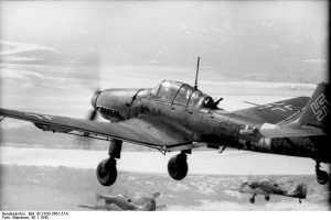 Ju 87 Stuka in flight