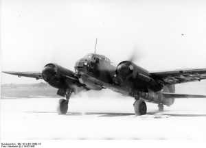 Ju 88 taxiing