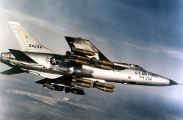 F-105D in flight