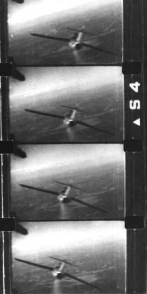 gun camera footage of George Davis MiG kill