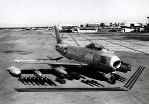 F-86A with armaments