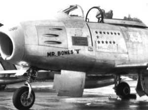 Marshall's F-86 Sabre jet