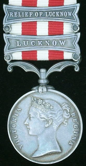 Indian Mutiny Medal with Lucknow clasps
