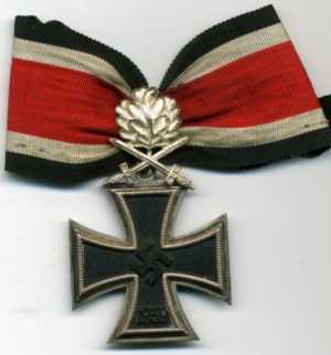 Knight's Cross to the Iron Cross with Oak Leaves, and Swords