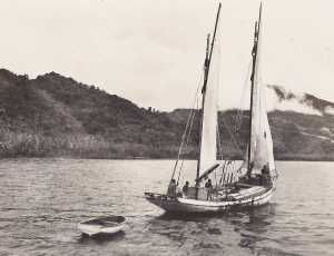 sail boat, New Guinea or New Britain