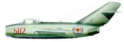 MiG-15bis Fagot flown by Nikolai Ivanov in 1952