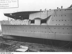 Bow view of Graf Zeppelin