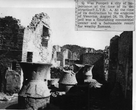 ruins of ancient Pompeii