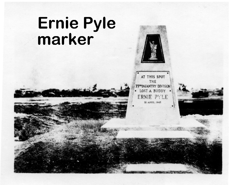 Ernie Pyle Marker