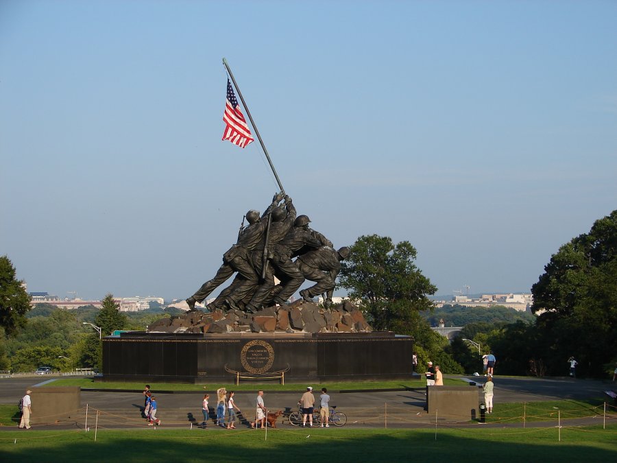USMC War Memorial, Iwo Jima Sculpture, Washington DC