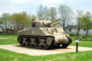 M4 Sherman tank on display in NJ