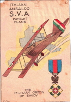 Italian Ansaldo S.V.A. pursuit biplane