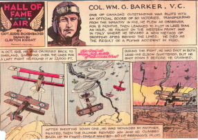 William Barker in 1935 Hall of Fame of the Air feature