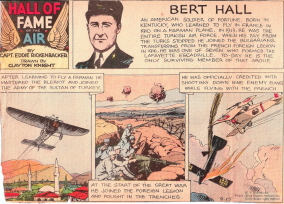 Bert Hall, flier with Lafayette Escadrille