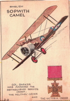Sopwith Camel, British biplane of WW1