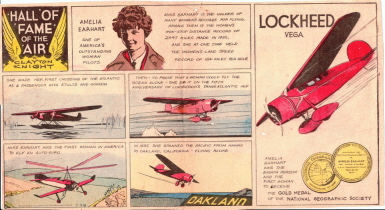 Amelia Earhart and Lockheed Vega 5B
