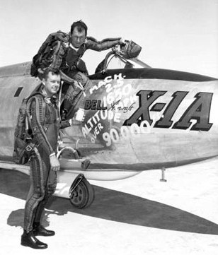 Chuck Yeager with Bell X-1A